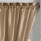 Threadmade Home Colette Faux Silk French Door Window Panel, Gold - 54"W x 72"L